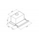 Απορροφητήρας Pyramis Συρόμενος Turbo 60cm Essential Inox 065017502