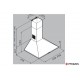 Απορροφητήρας Pyramis Καμινάδα Τετράγωνη Lux 90cm 065030202