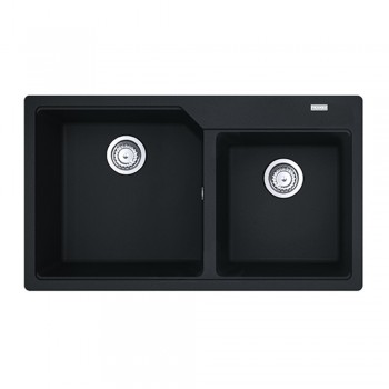 Νεροχύτης Franke Urban UBG 620-86 GSC (86x50) Matt Black 